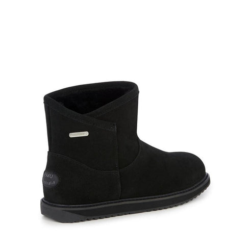Emu Womens Dofida Mini Pull On waterproof Boot Black CLEARANCE